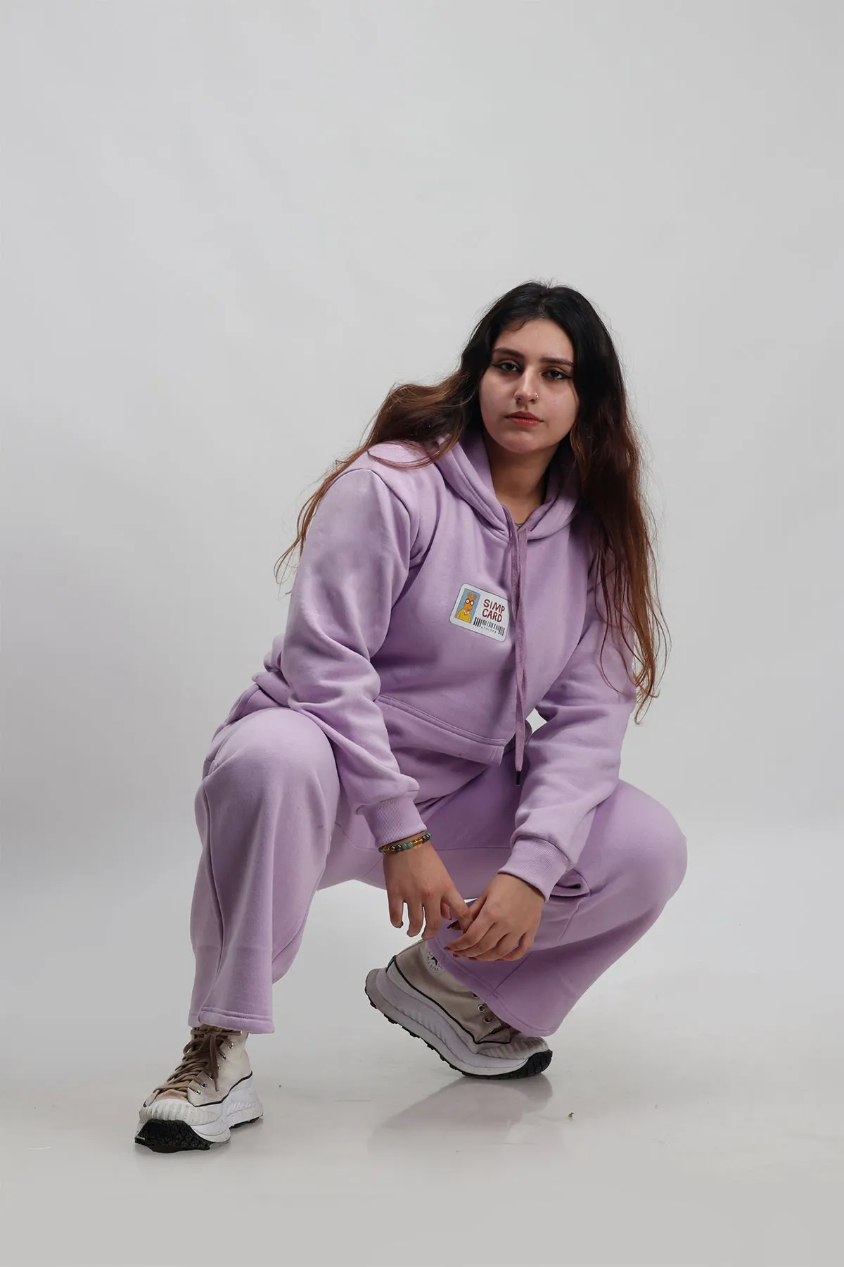 Simp card Lavender Hoodie