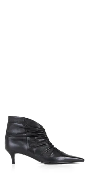 Slouchy Ankle Boots - Black