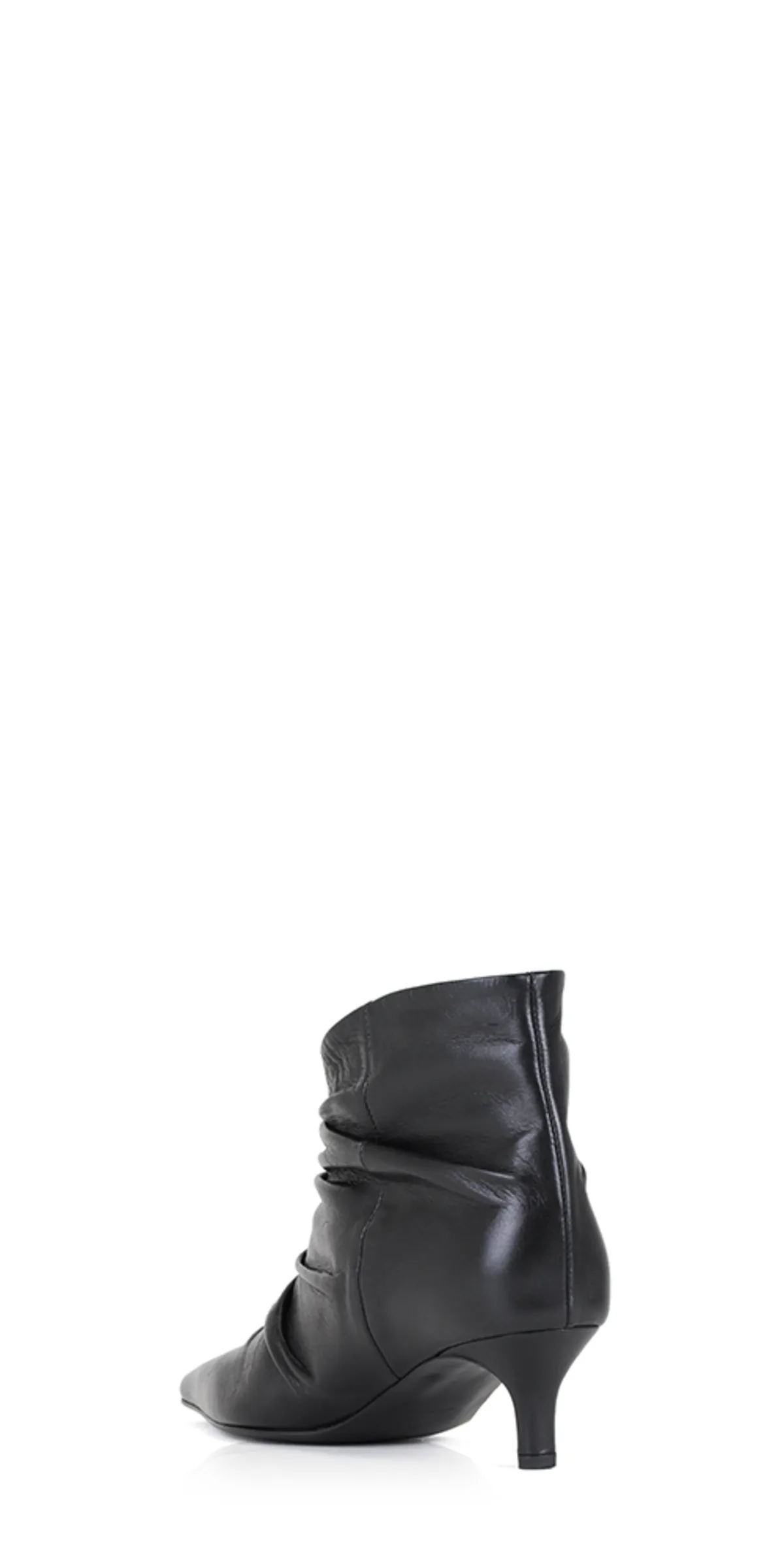 Slouchy Ankle Boots - Black