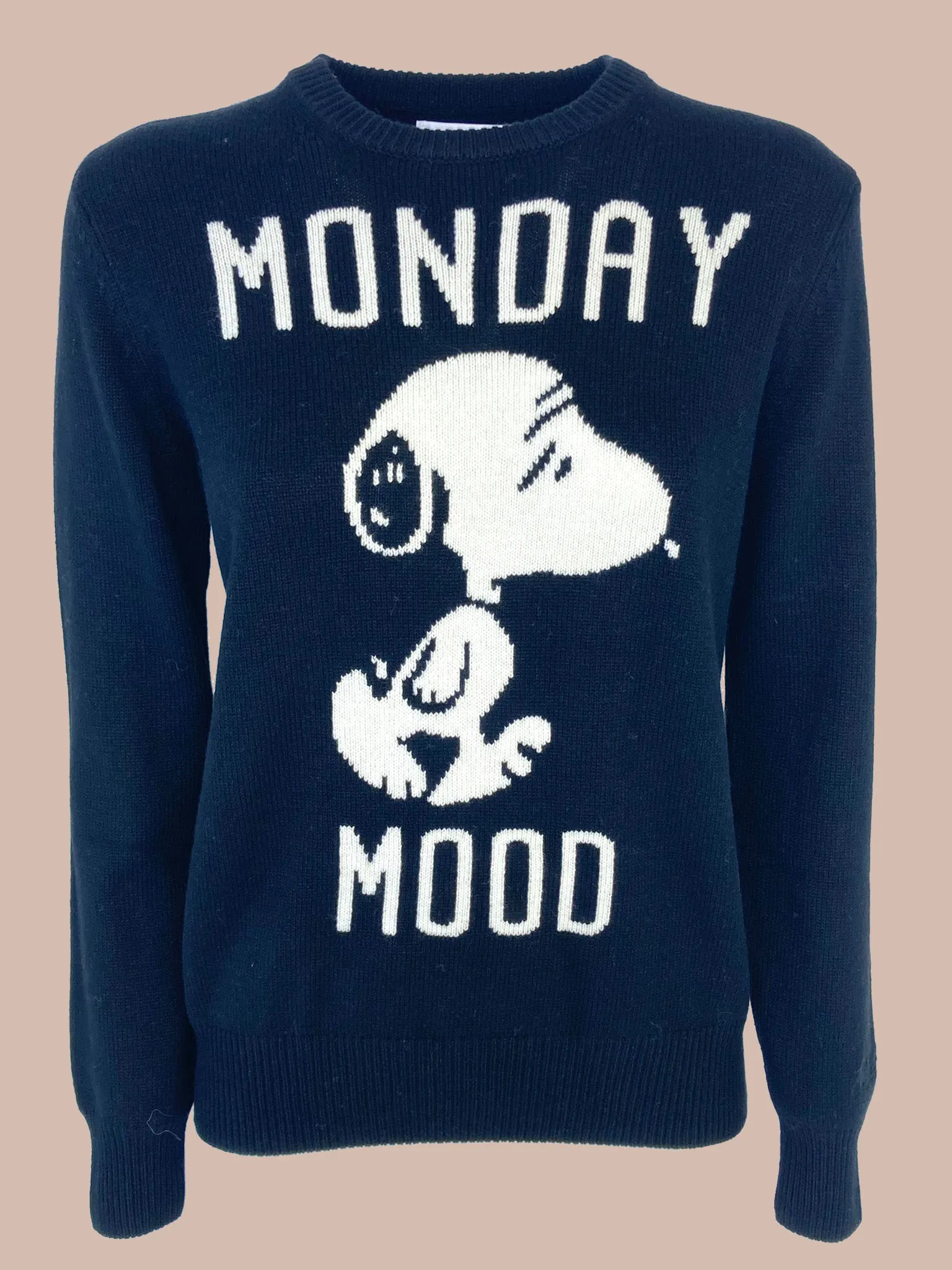 Snoopy Monday Mood Blue Donna Pullover