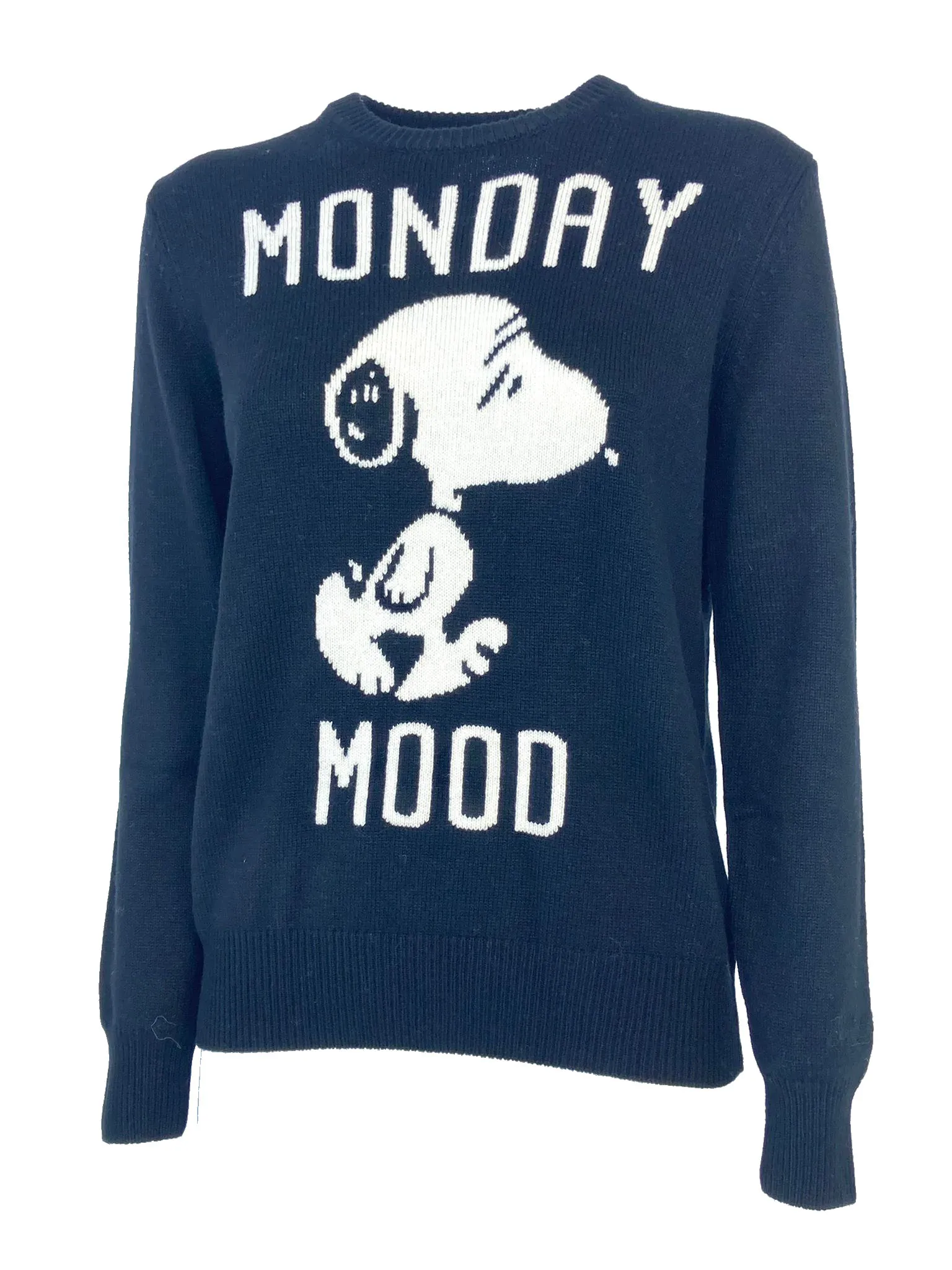 Snoopy Monday Mood Blue Donna Pullover