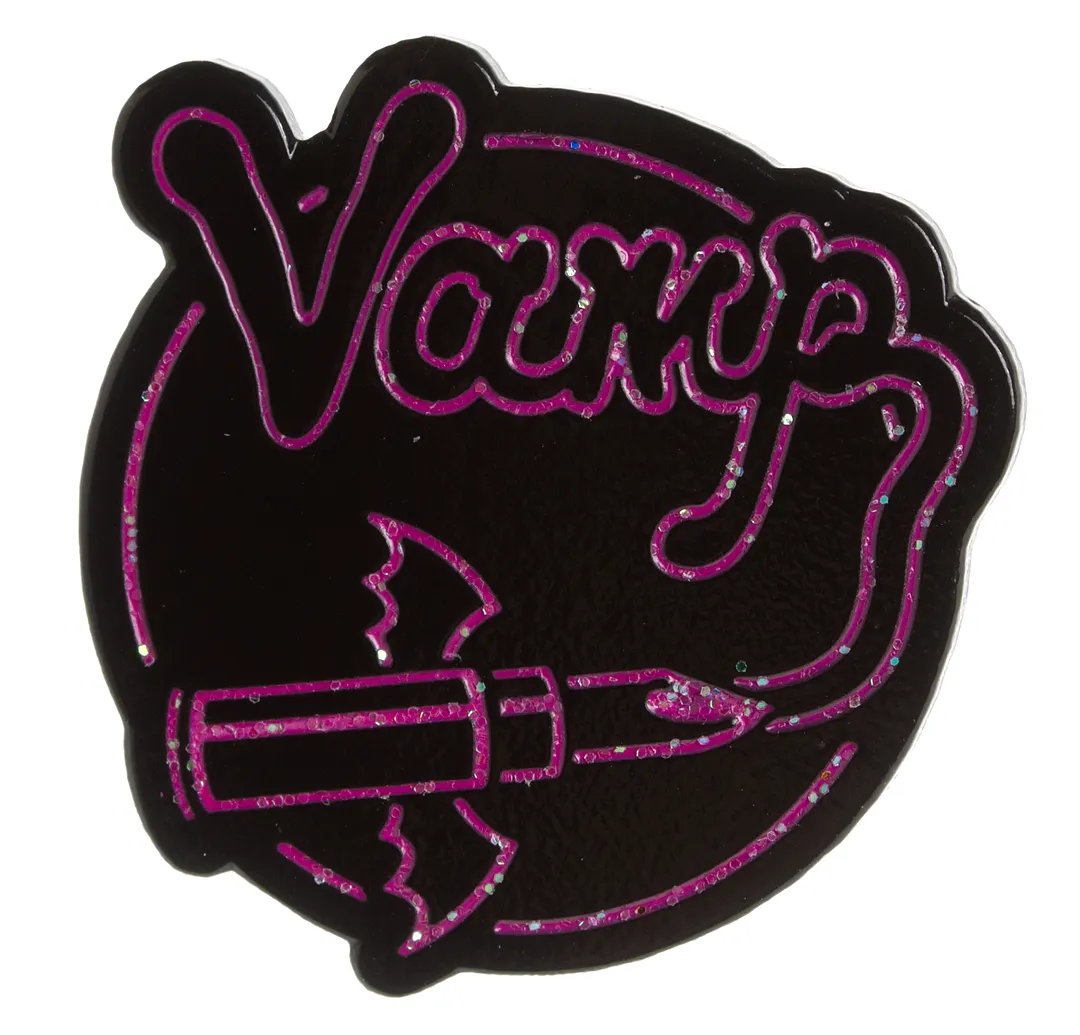 Sourpuss Vamp Lipstick Enamel Pin - Trendy Gothic Jewelry