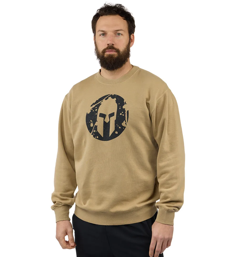 SPARTAN Men's Crew Neck Sweatshirt - Pigment Dyed