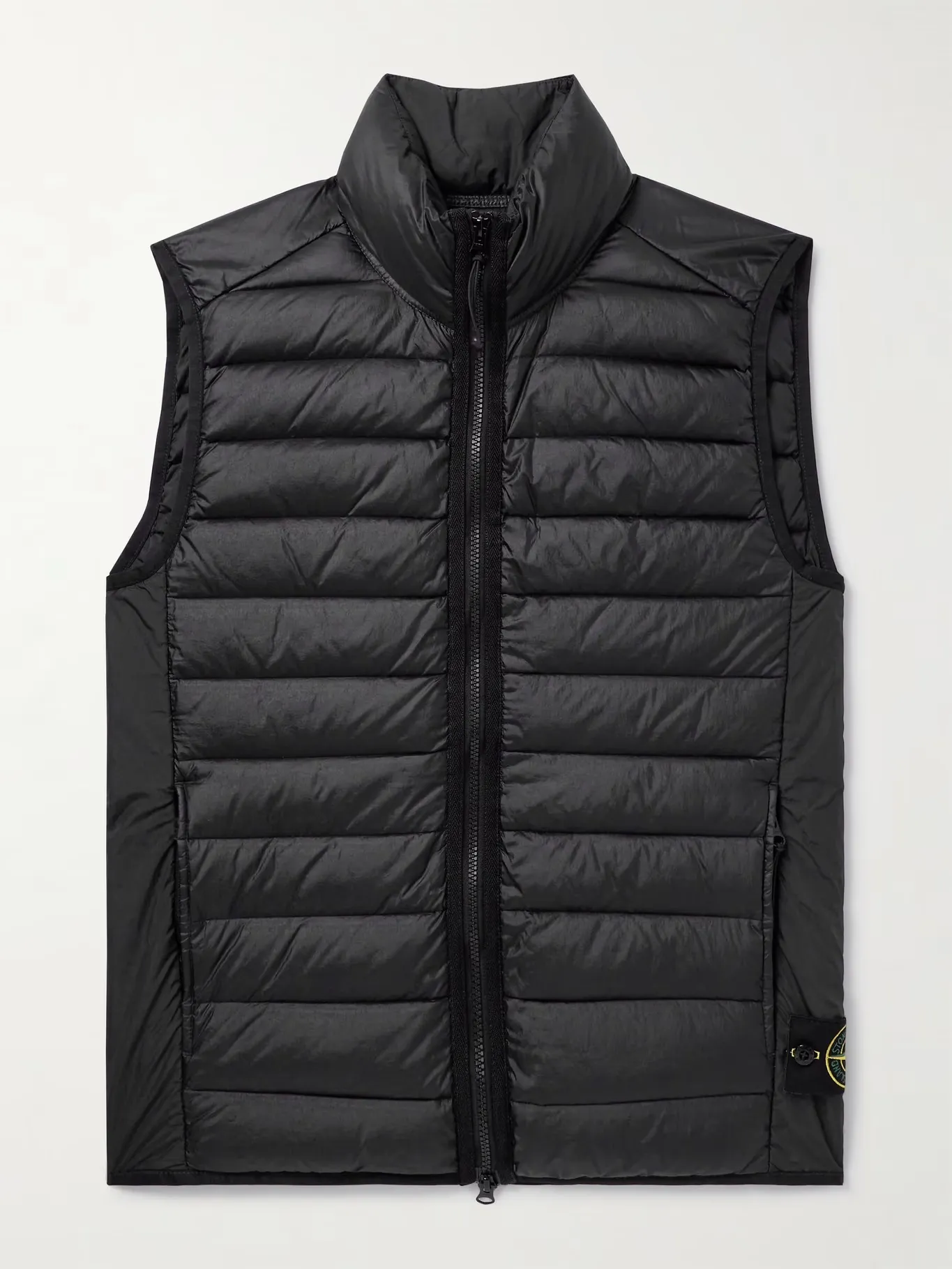 Stone Island logo vests and gillets.