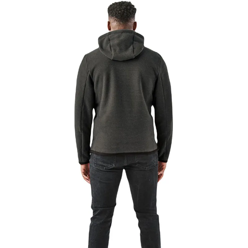 Stormtech Men's Charcoal Stripe Medusa Fleece Hoodie