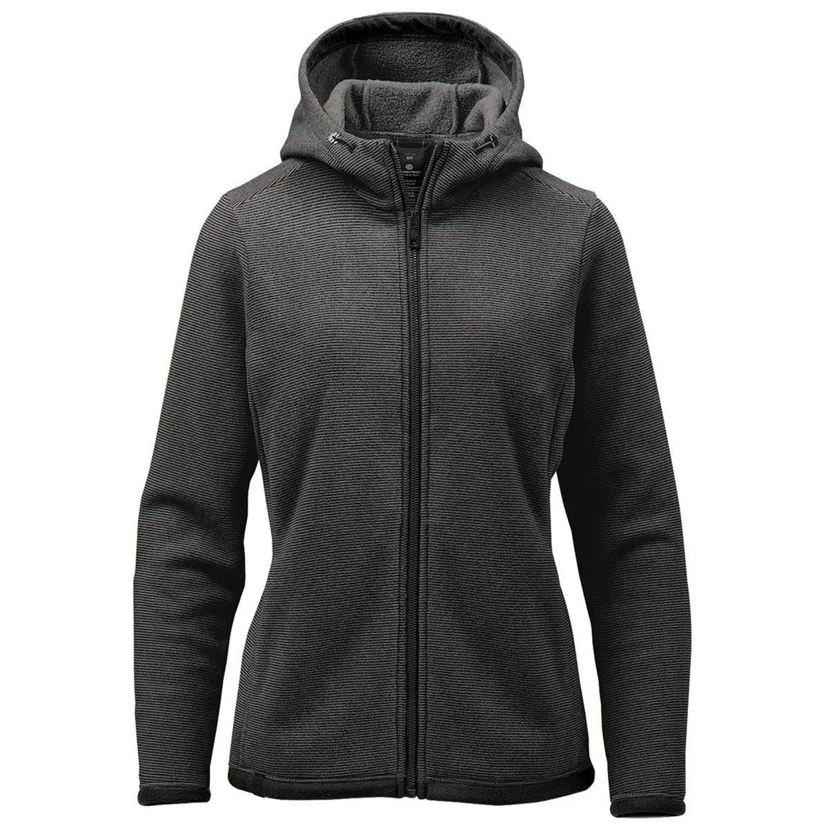 Stormtech Women's Charcoal Stripe Fleece Hoody