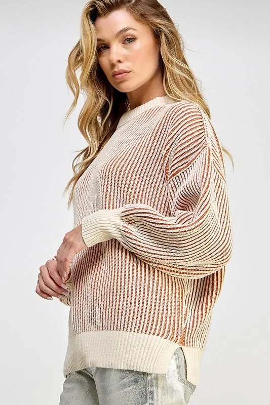 Striped sweater online