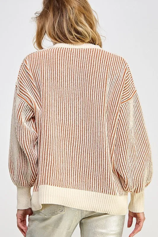 Striped sweater online