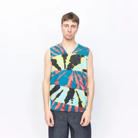 Stussy - Printed Sweater Vest (Blue)