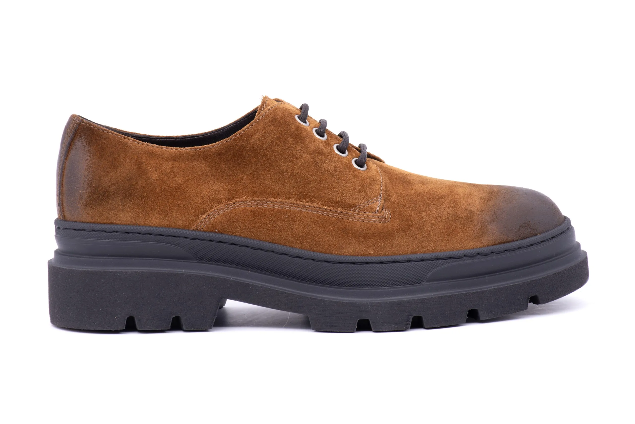 Suede Derby shoes