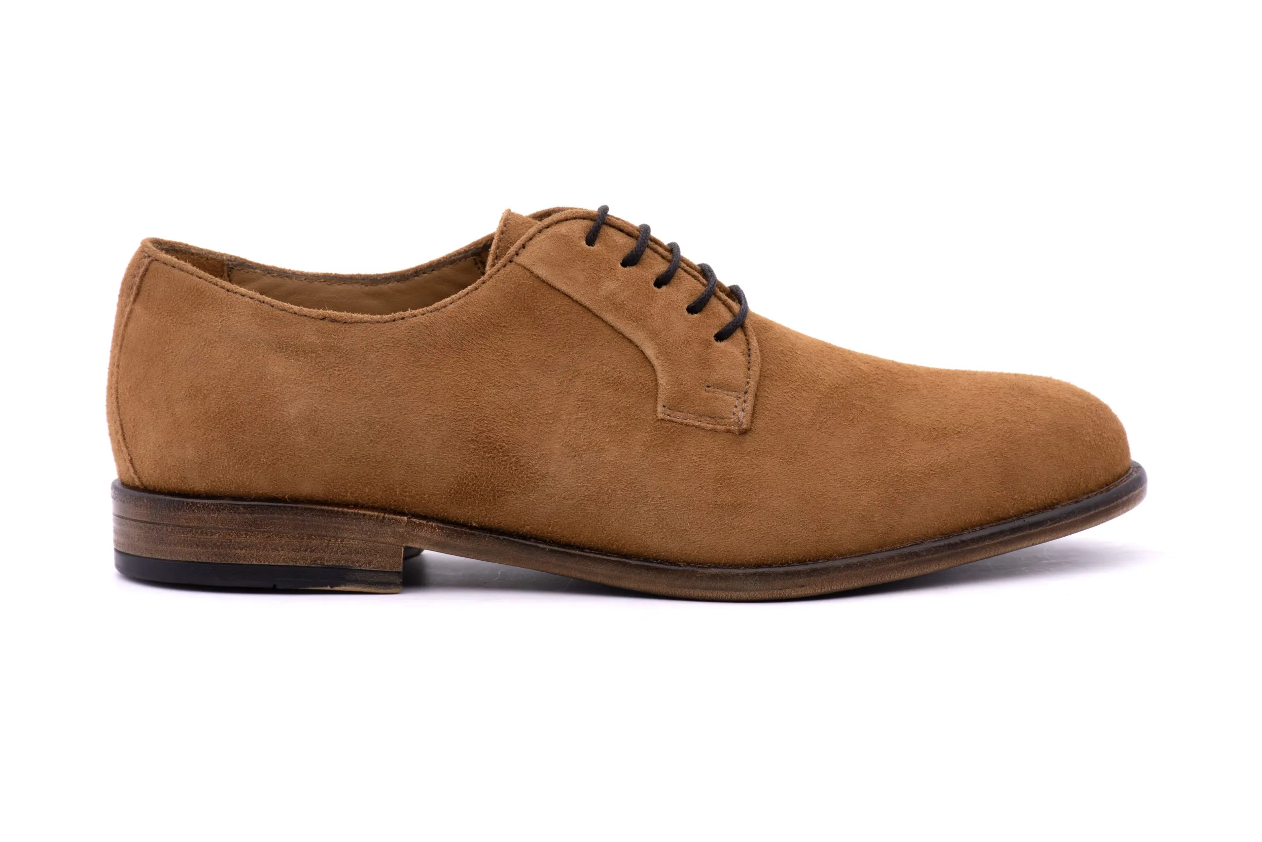 Suede derby shoes