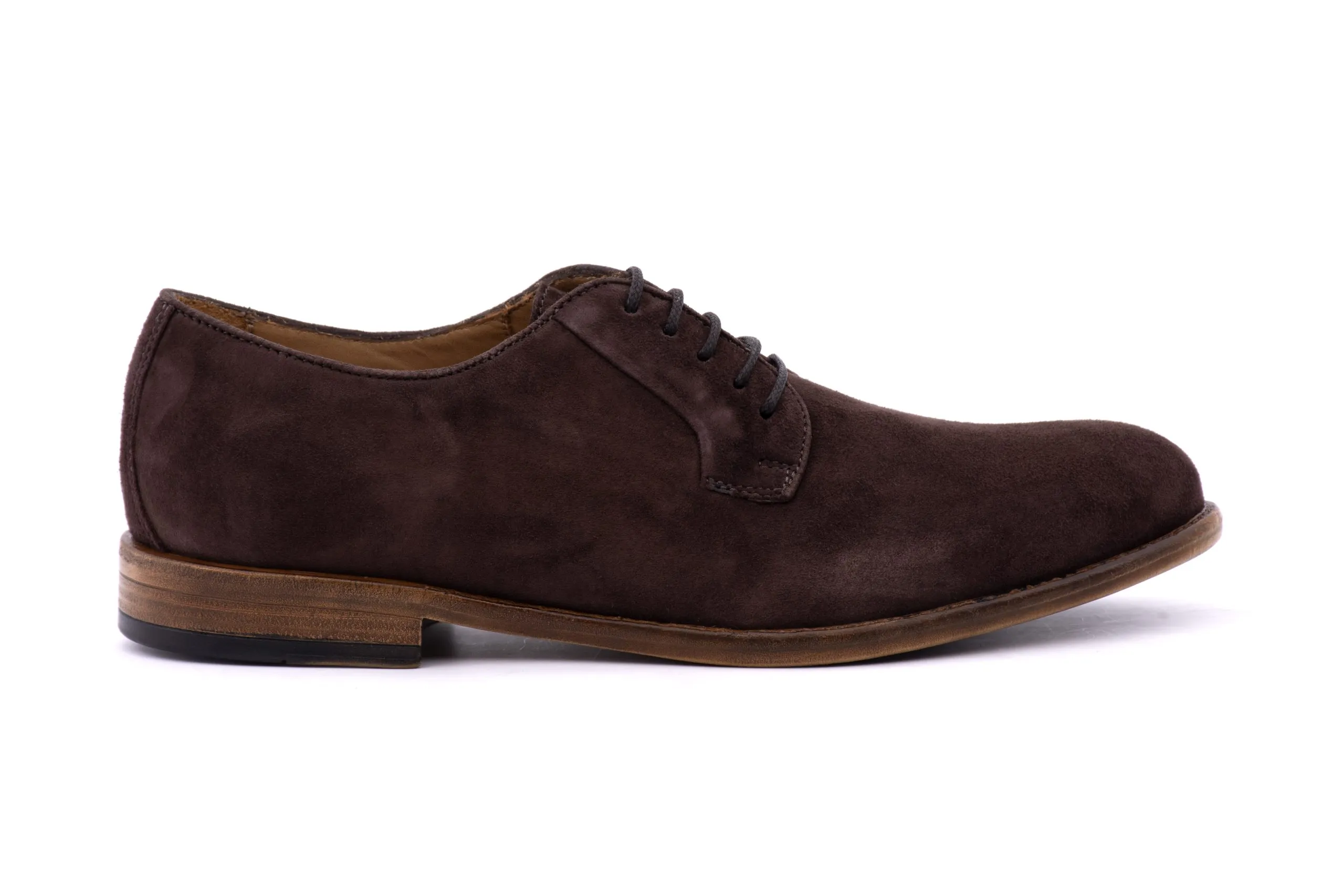 Suede derby shoes