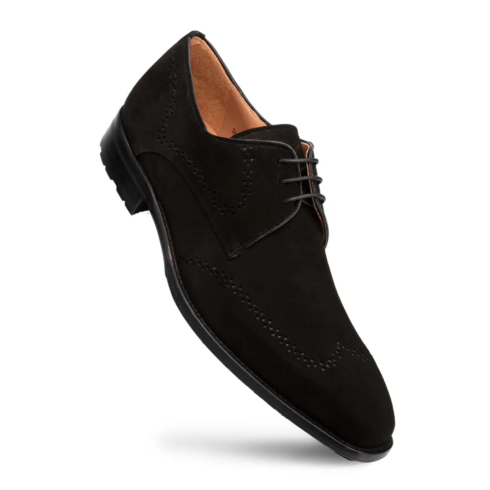 Suede Wingtip Derby Shoes.