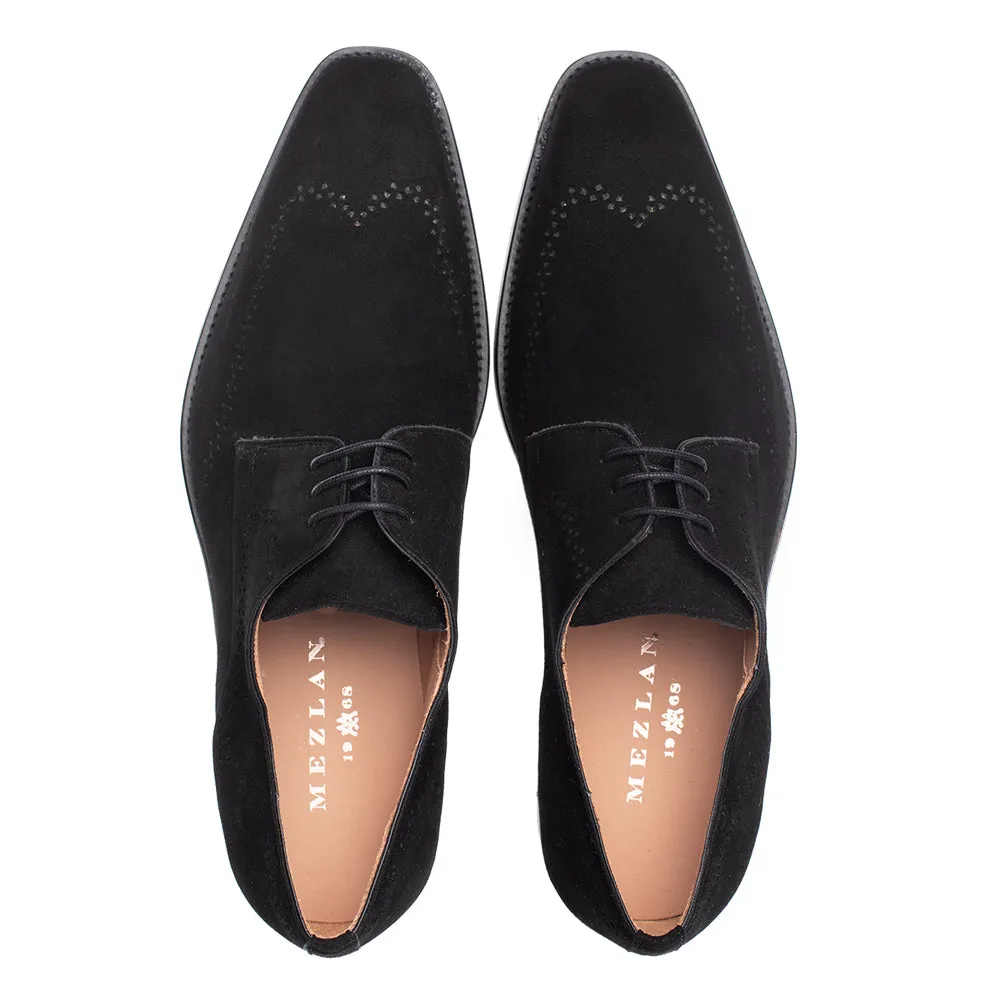 Suede Wingtip Derby Shoes.