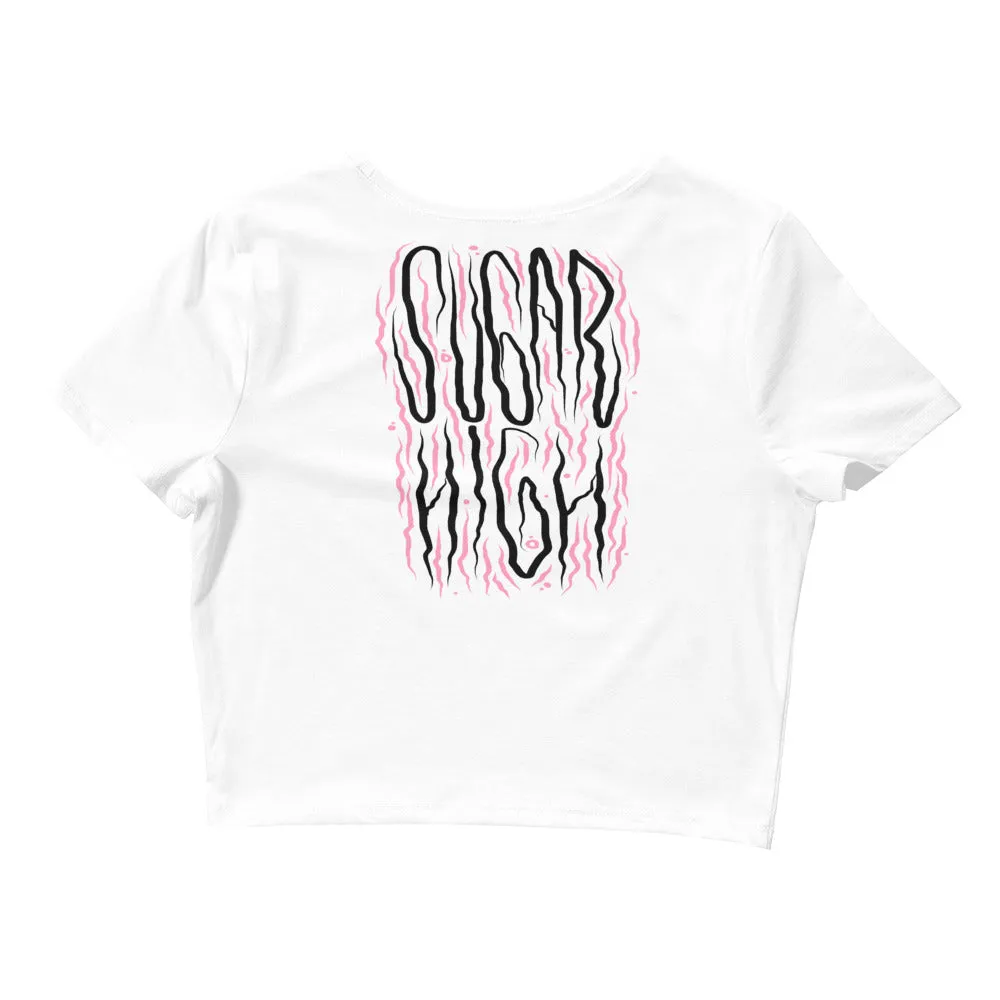 Sugar High Graphic Crop Tee