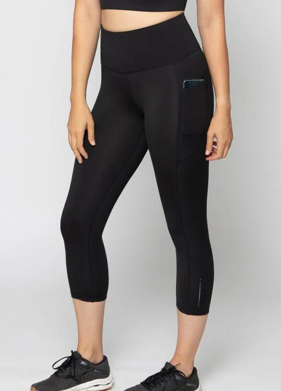 Sustainable Activewear 3/4 Length High Waisted leggings with Pockets