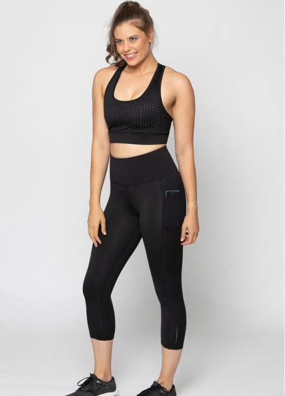 Sustainable Activewear 3/4 Length High Waisted leggings with Pockets