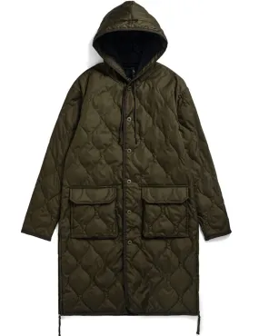 Taion Military Hoodie Down Coat Dark Olive