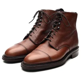 'Taron' Brown Leather Boots UK 6 E