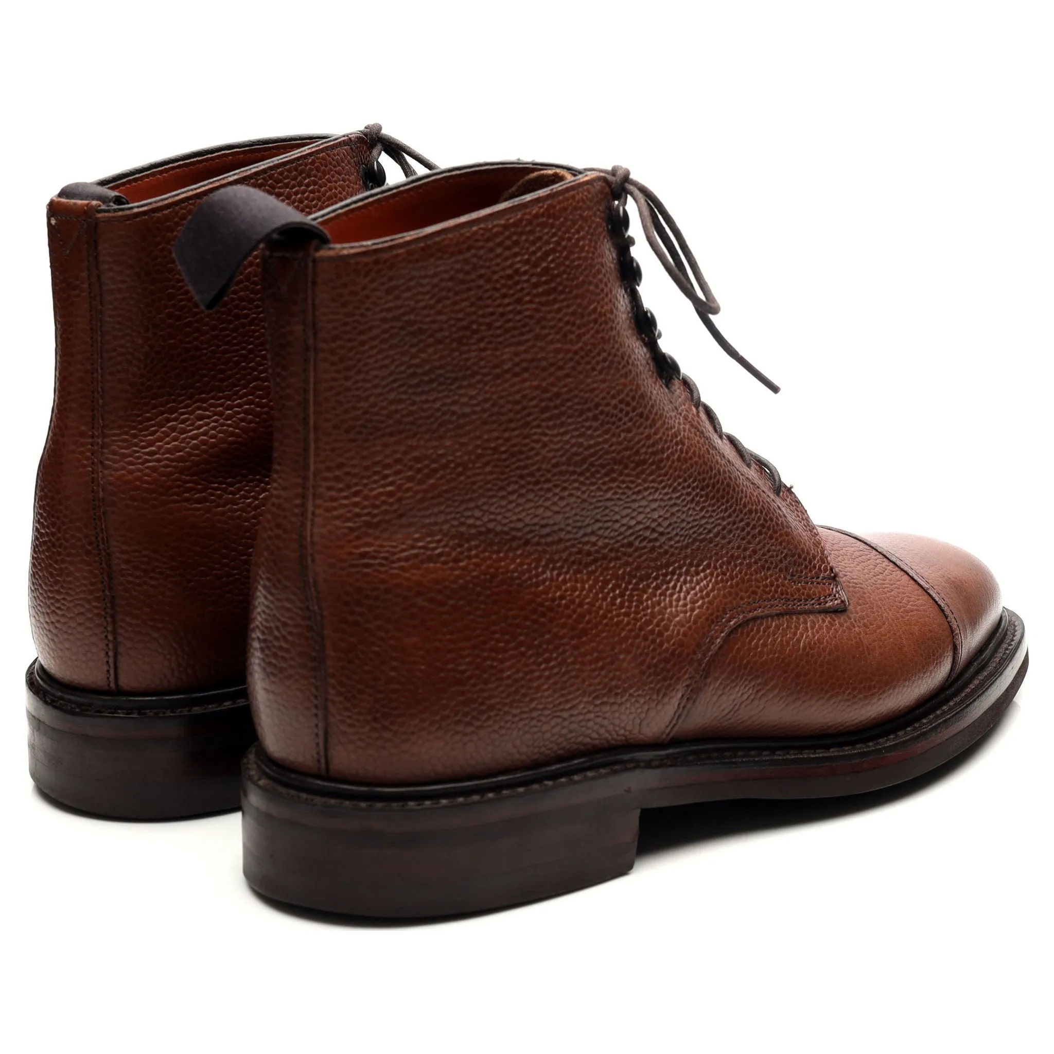 'Taron' Brown Leather Boots UK 6 E