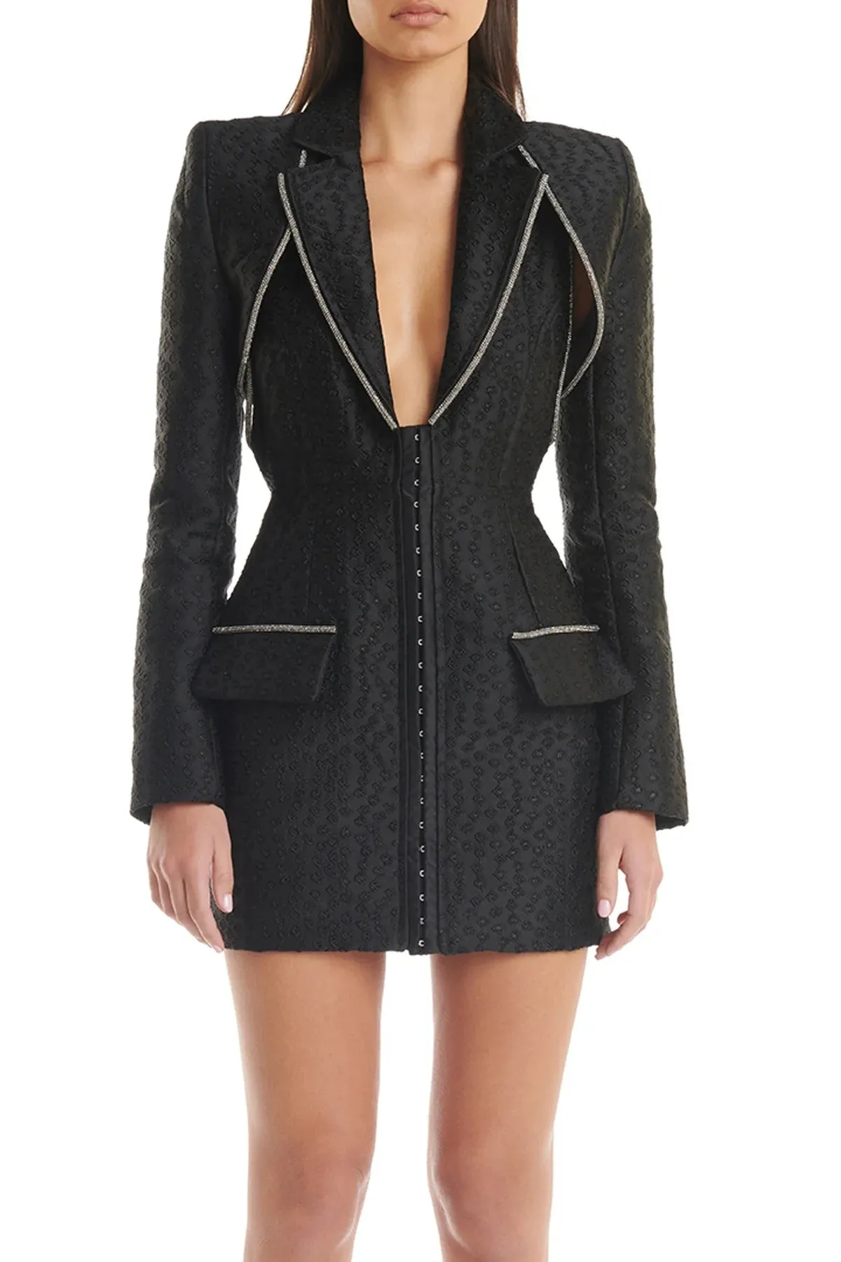 Teri Black Blazer Dress