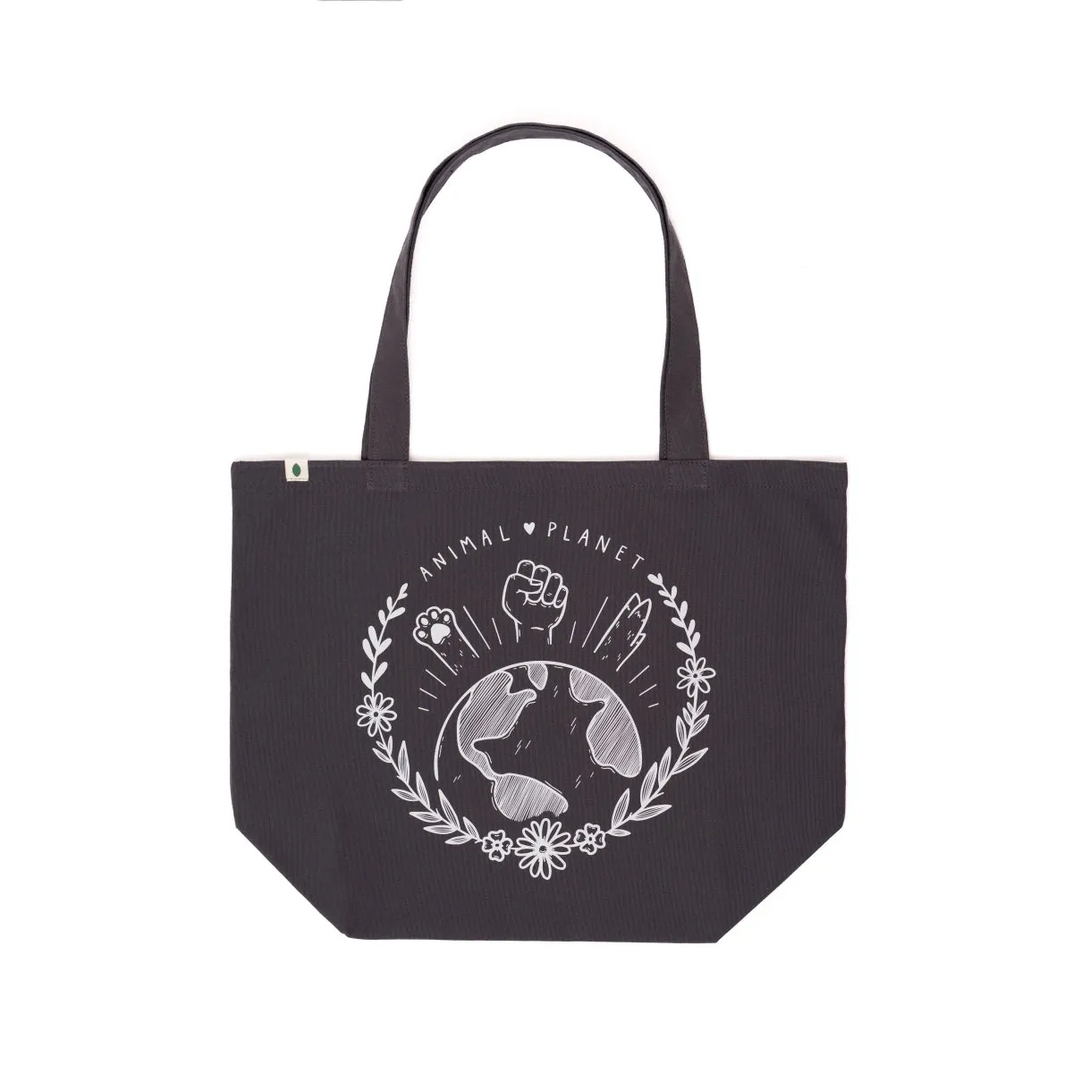 tote bag animal gray tol007