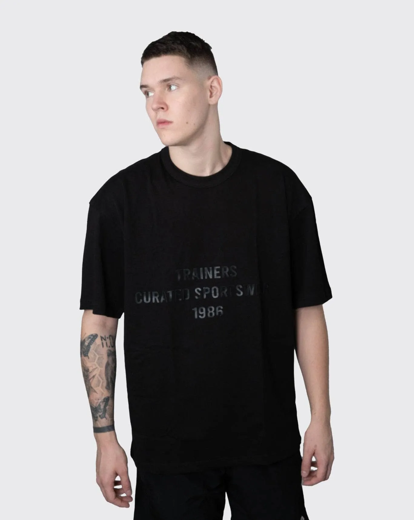 trainers oversized sportswear tee