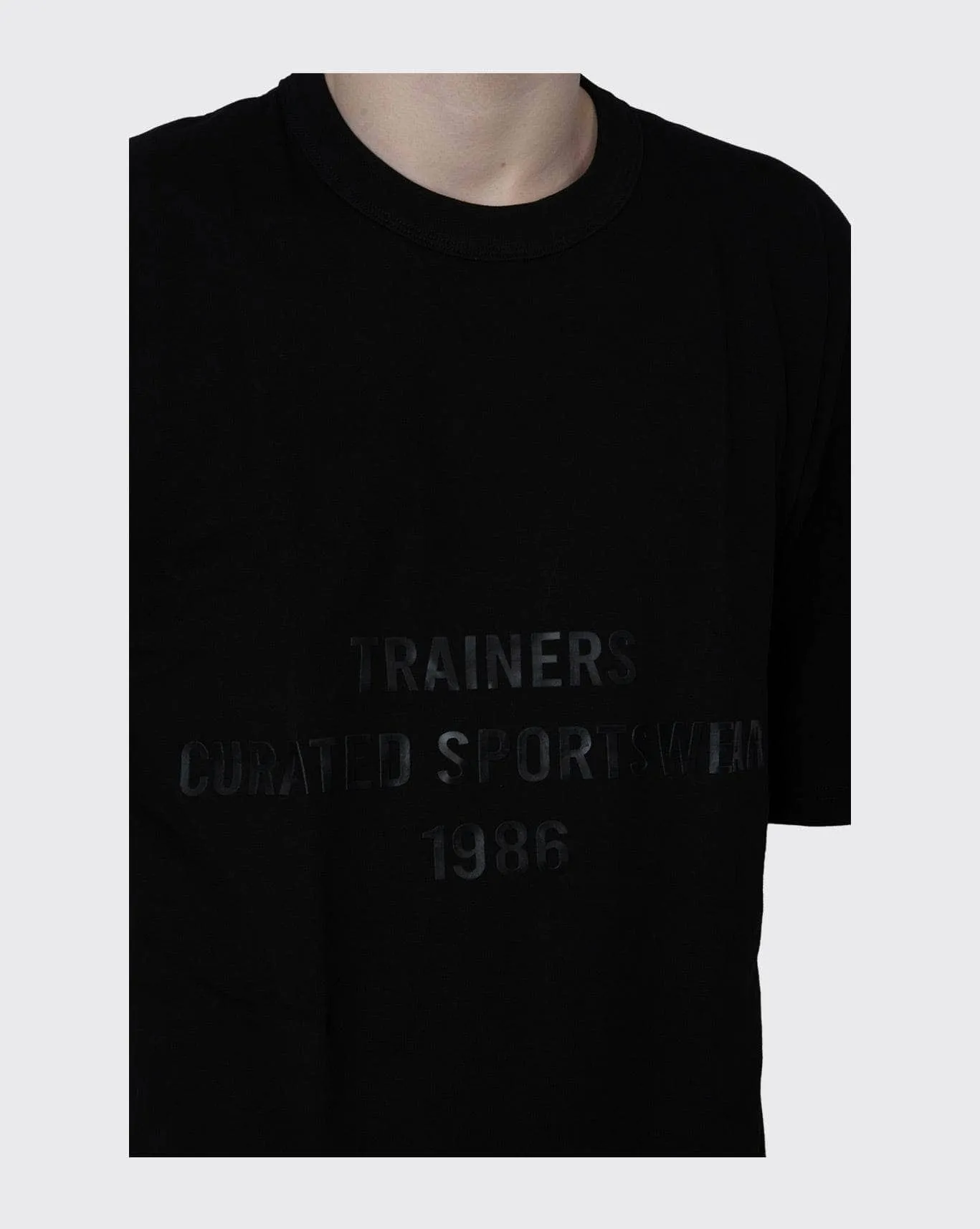 trainers oversized sportswear tee