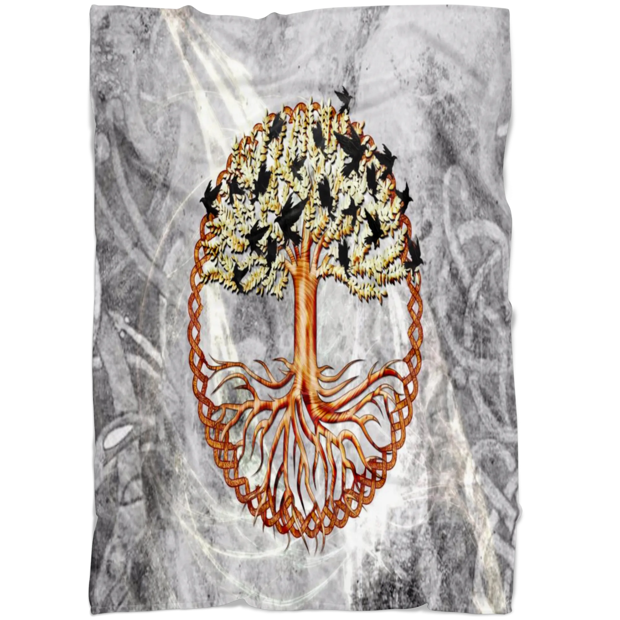 Tree of Life Fleece Blanket #2 - Buy Now