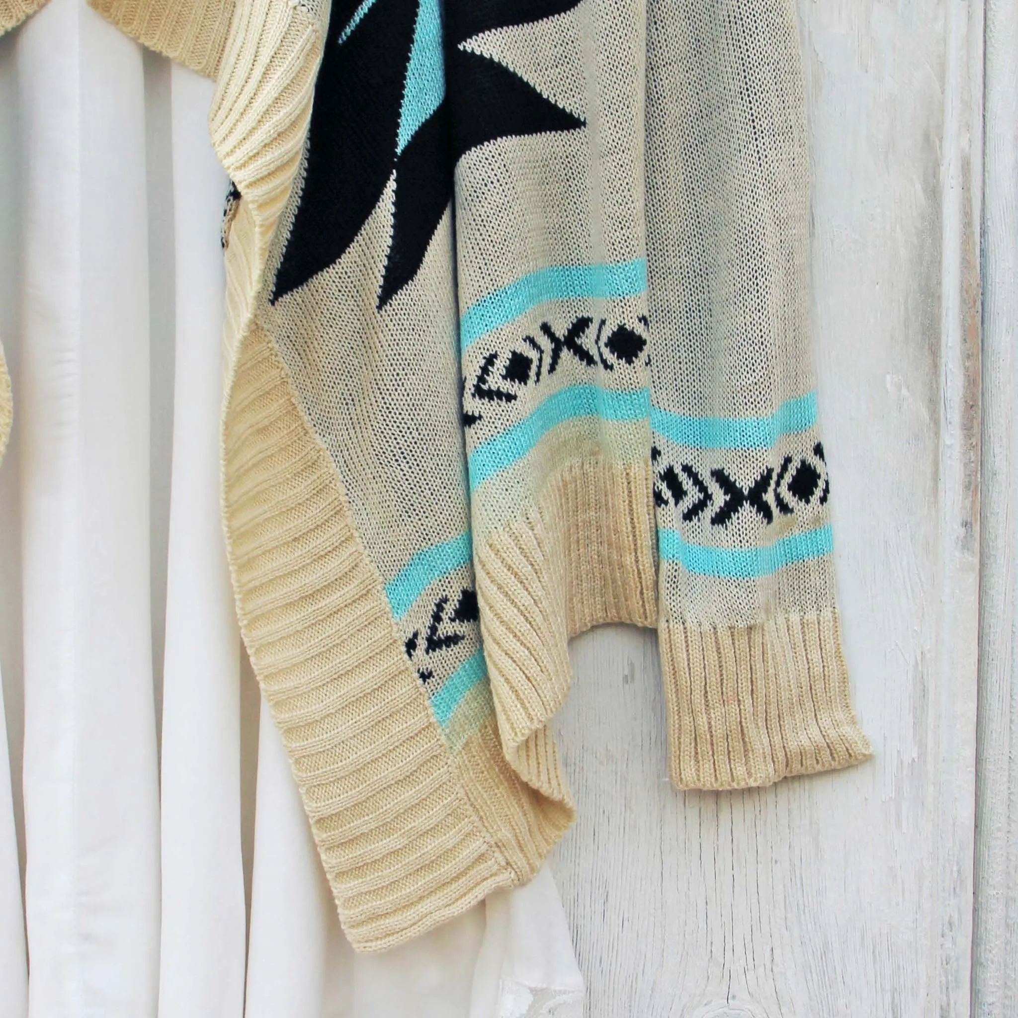 Turquoise Smoke River Sweater - Shop Now