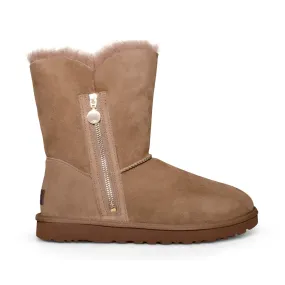 UGG Bailey Zip Short Women's Boots - Hickory