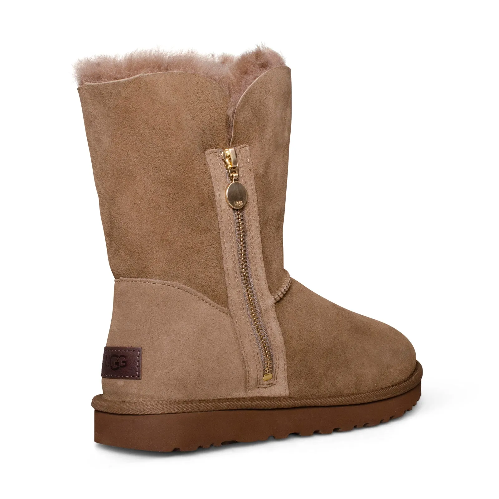 UGG Bailey Zip Short Women's Boots - Hickory