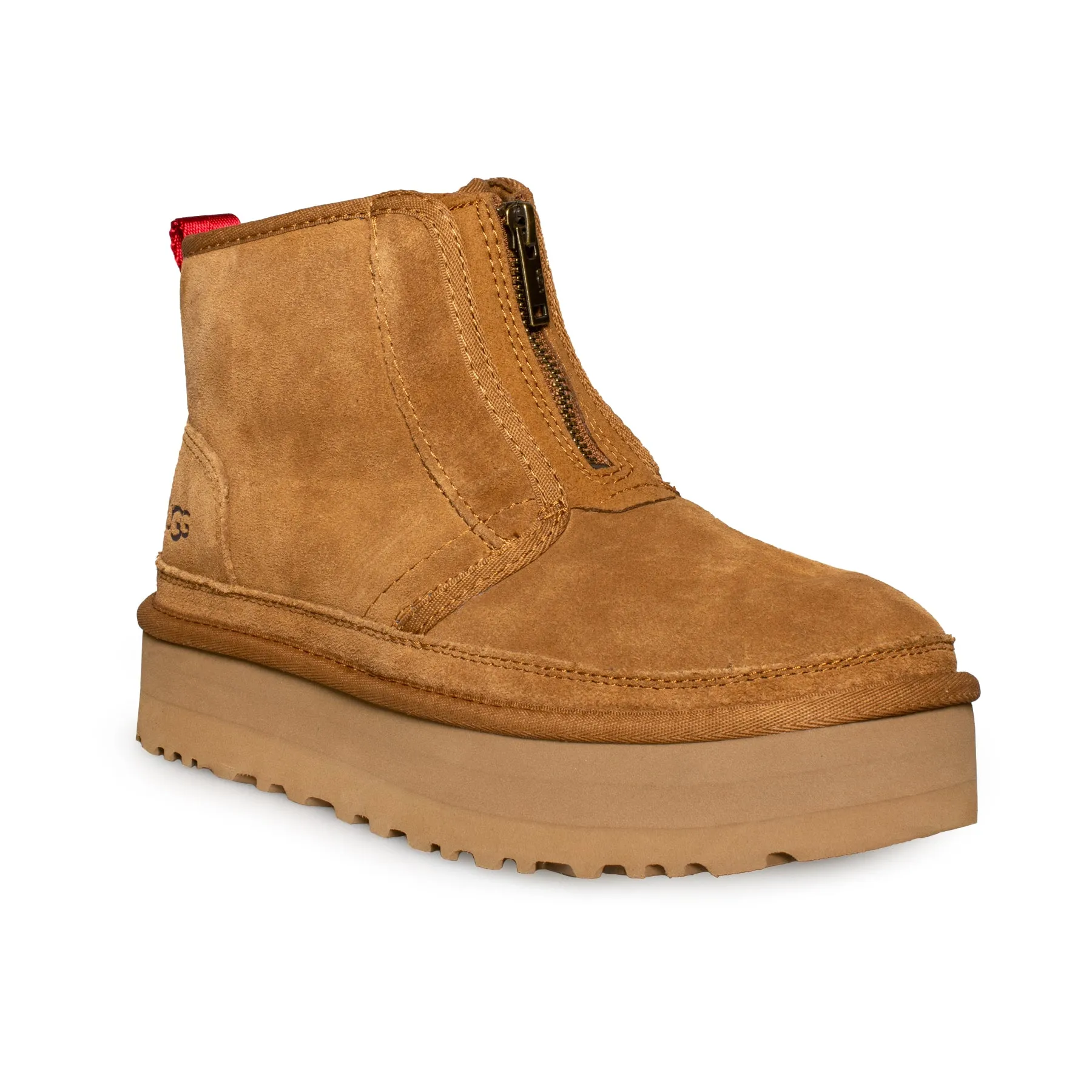 UGG Neumel Boots - Platform Zip Chestnut - Women's