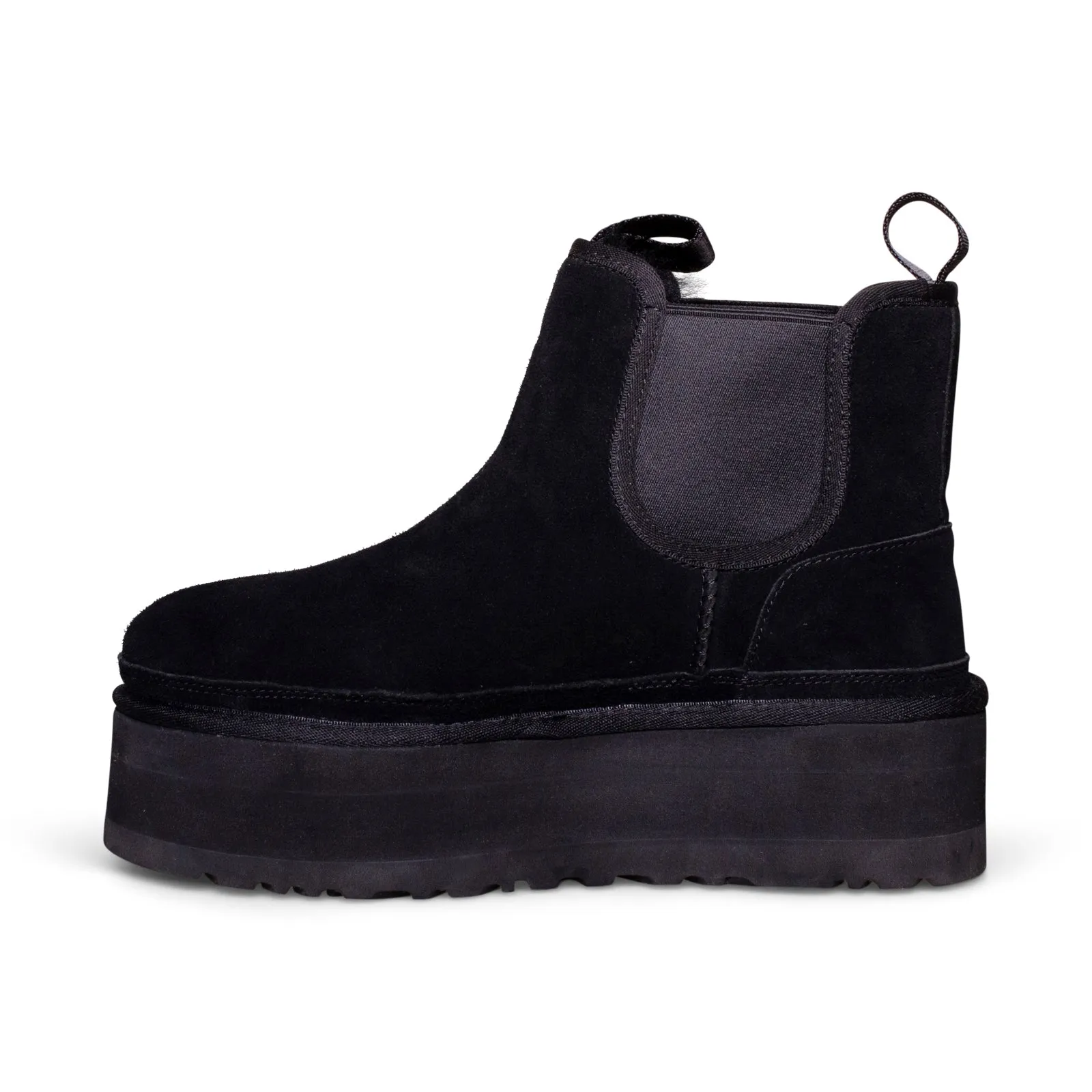 UGG Neumel Platform Chelsea Black Boots - Women's