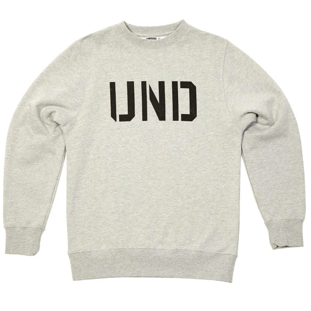 Undefeated UND Basic Pullover CrewGrey Heather