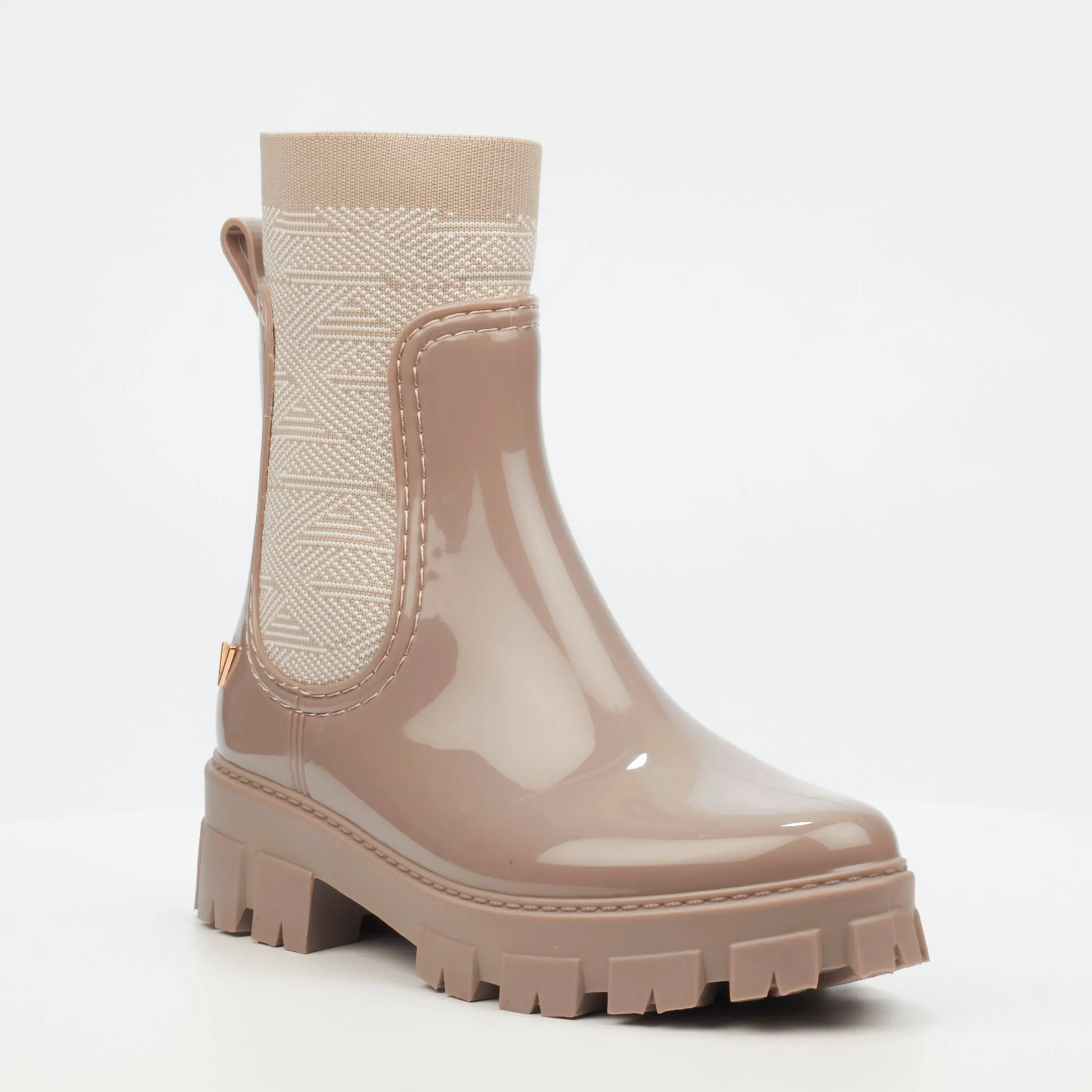 Viabeach Brazil Ladies Rain Boots Taupe