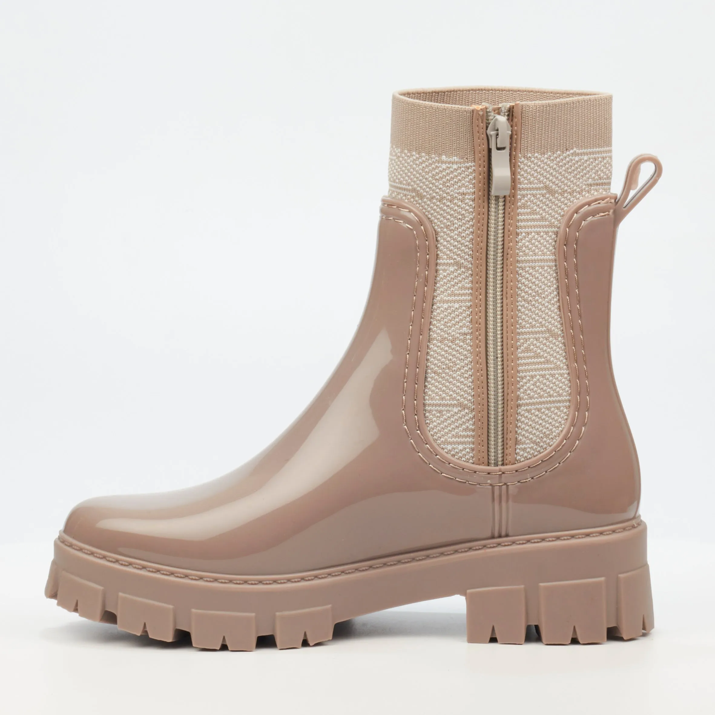 Viabeach Brazil Ladies Rain Boots Taupe