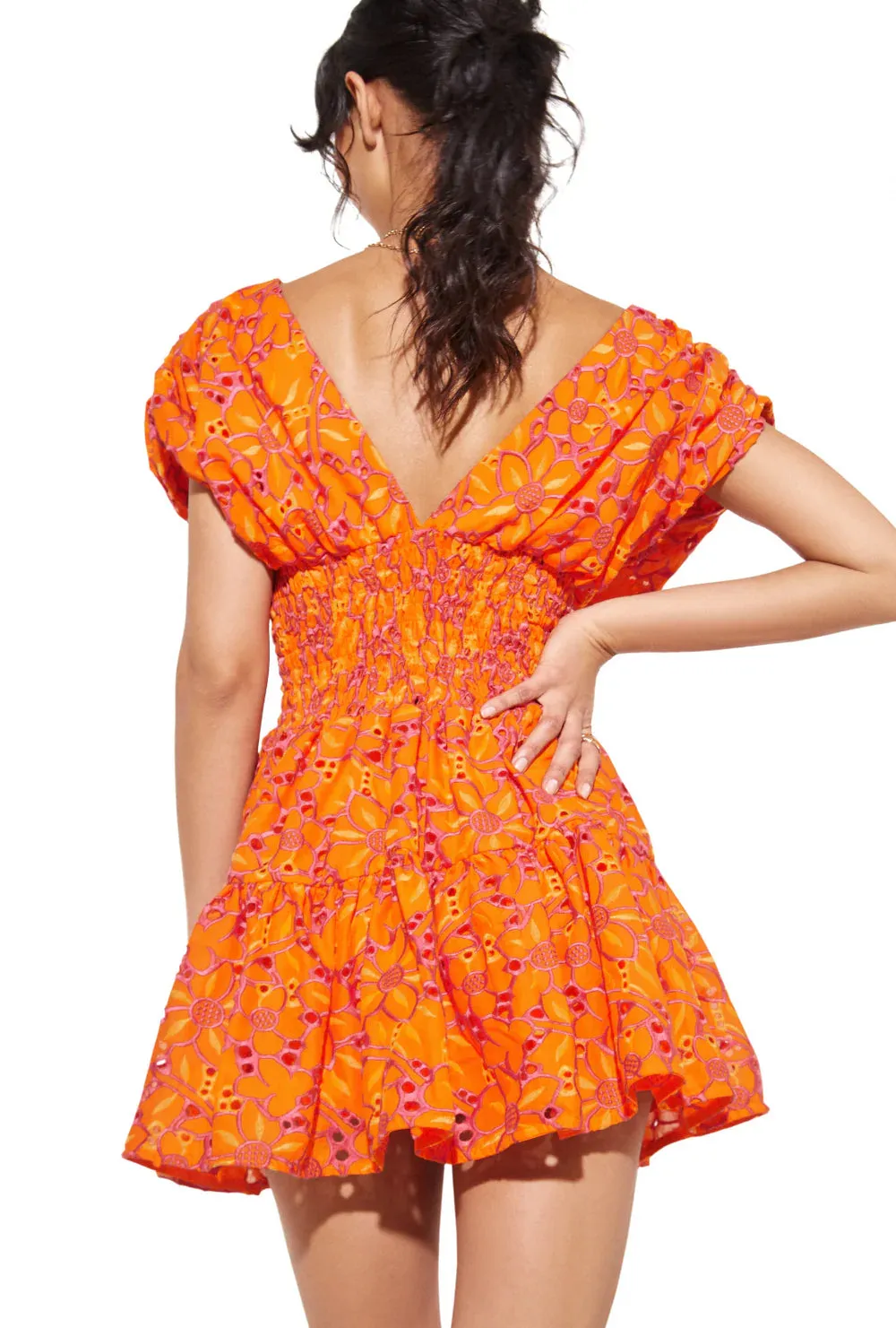 Waimari Frida Dress - Orange