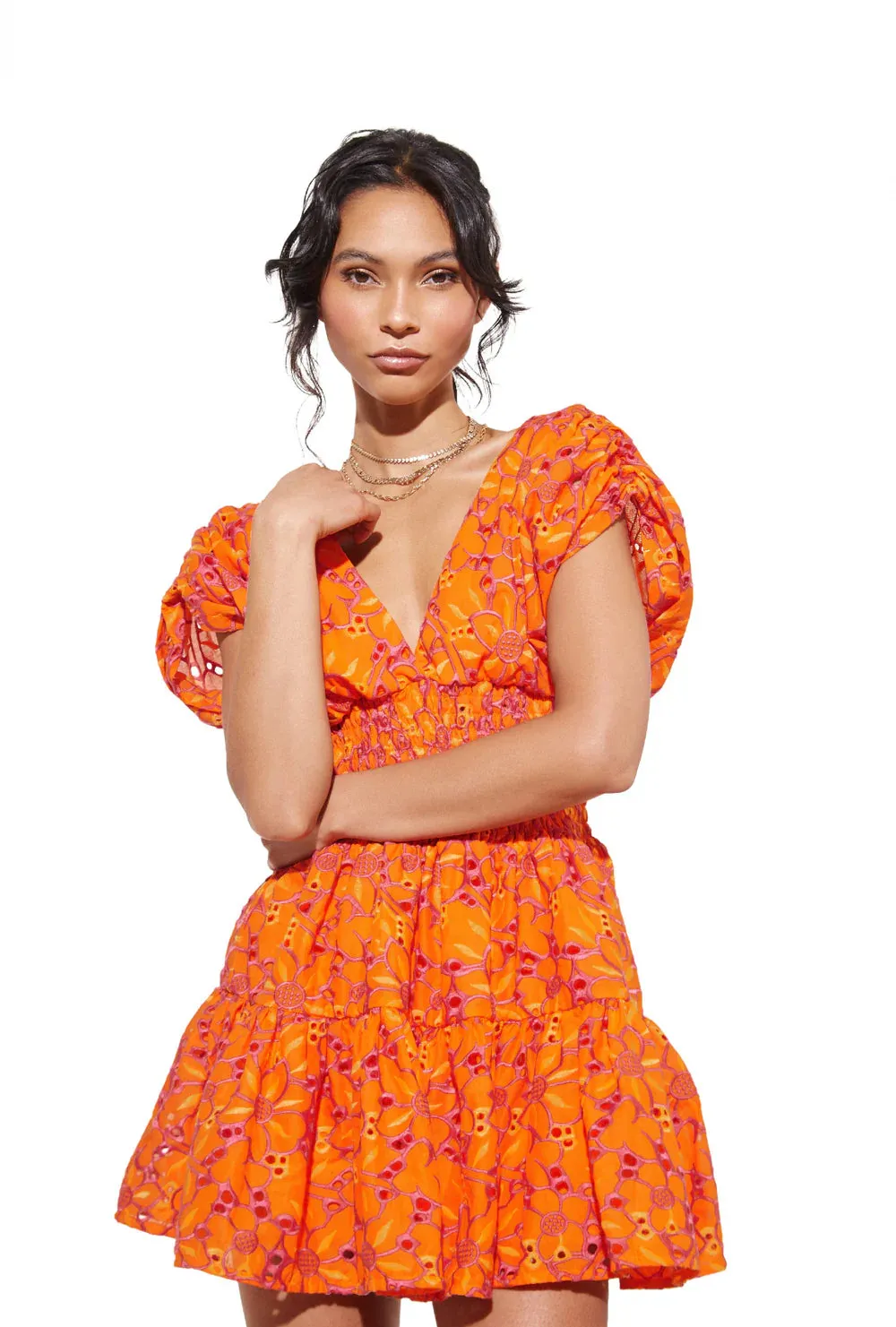 Waimari Frida Dress - Orange