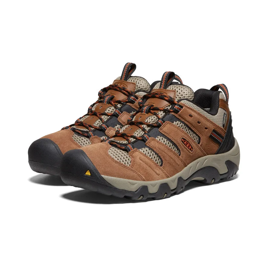 Waterproof Hiking Shoe for Men in Bison/Fossil Orange: A Must-Have for Outdoor Adventures