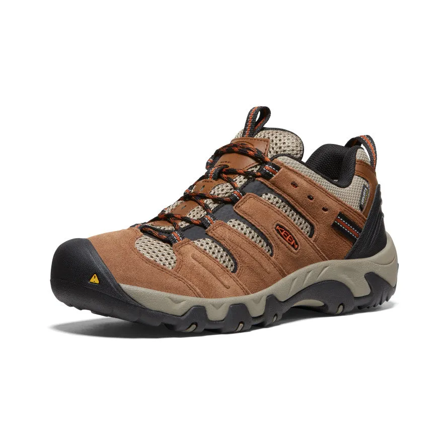 Waterproof Hiking Shoe for Men in Bison/Fossil Orange: A Must-Have for Outdoor Adventures