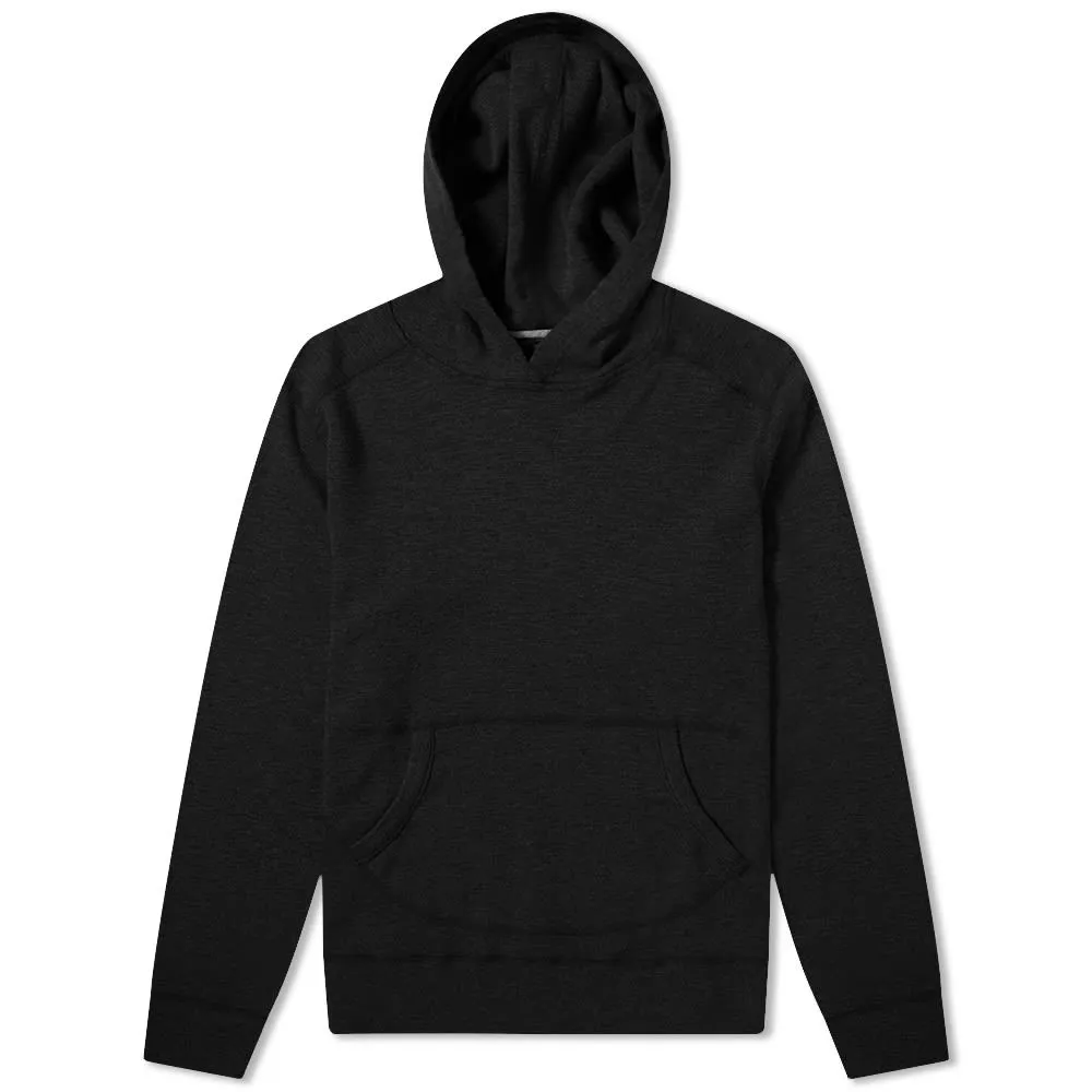 Wings + Horns Slub Pullover HoodyBlack