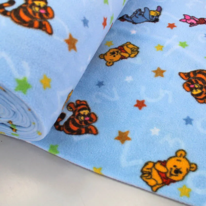 Winnie the Pooh Blue Polar Fleece