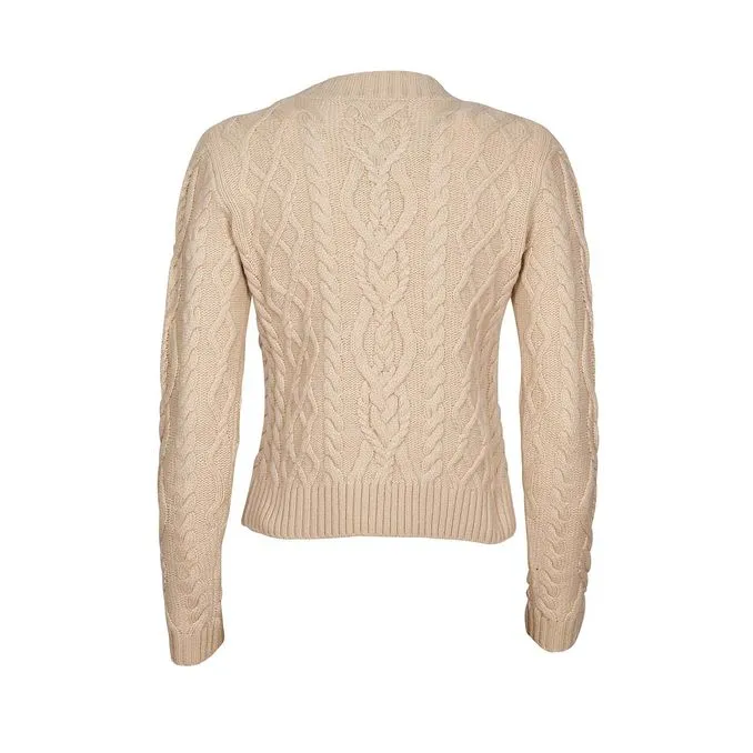 Woman Avorio Wool Pullover - Accordo