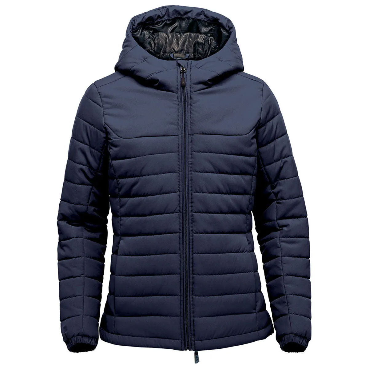 Women's Navy Nautilus Quilted Hoody by Stormtech