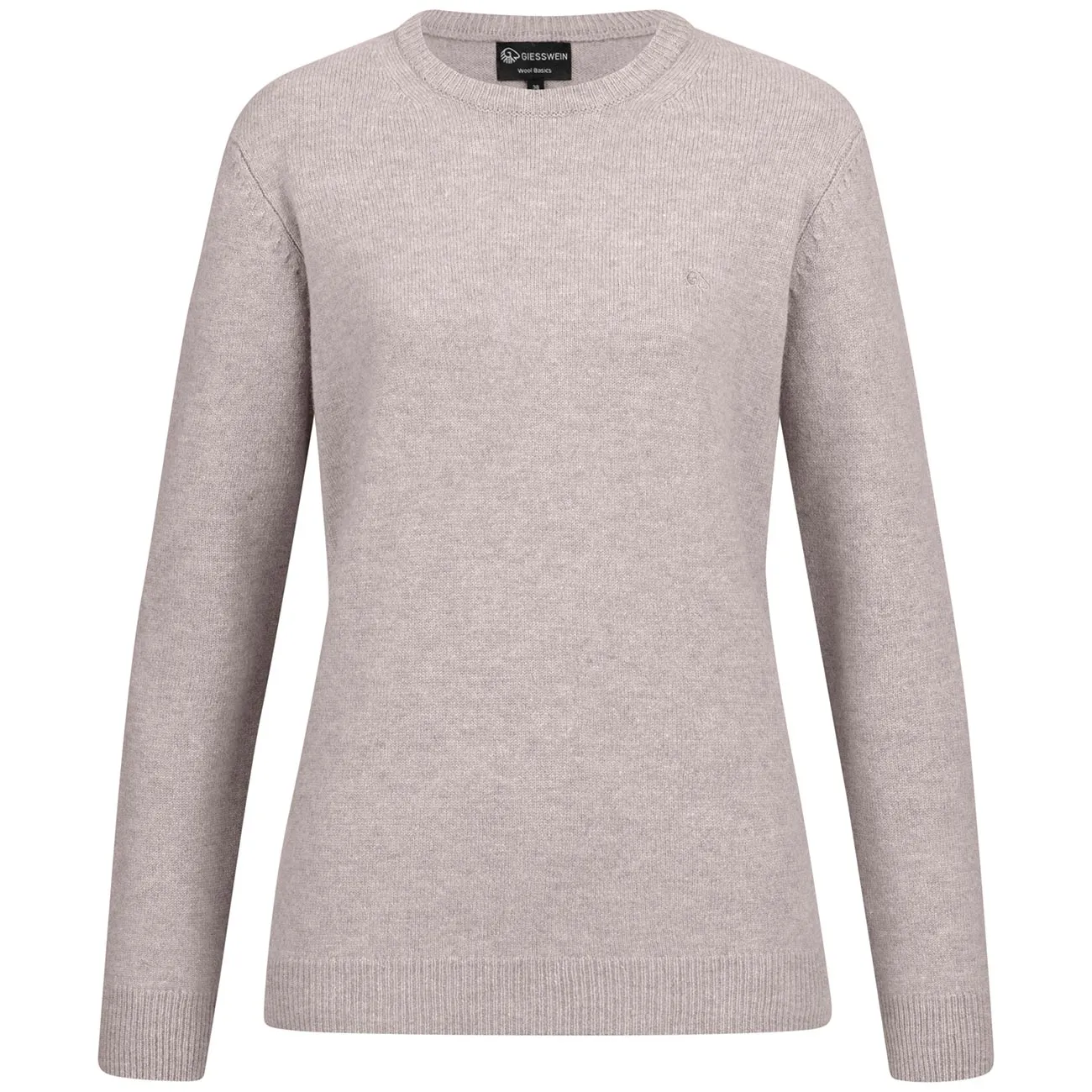 Womens Round Neck Wool Pullover