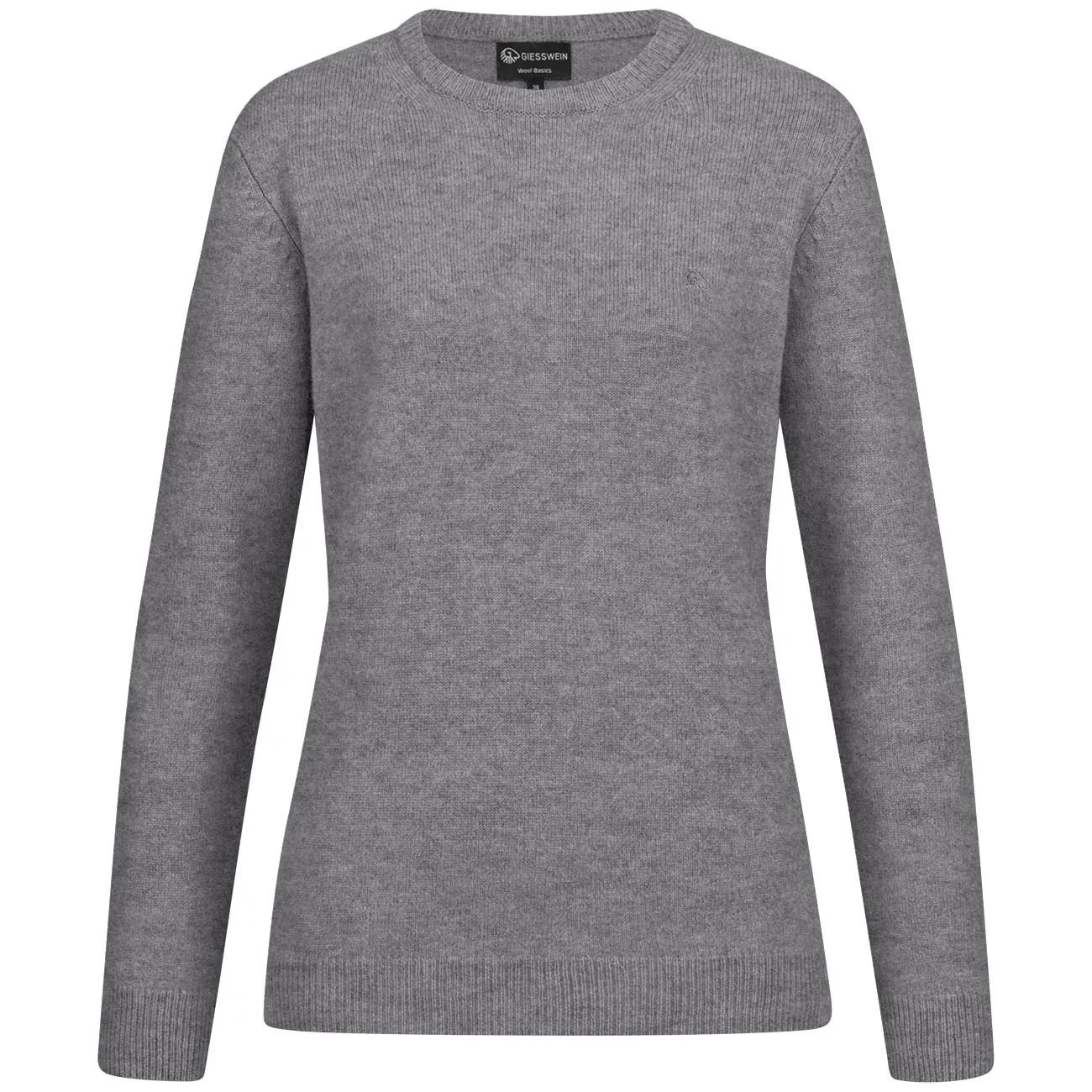 Womens Round Neck Wool Pullover