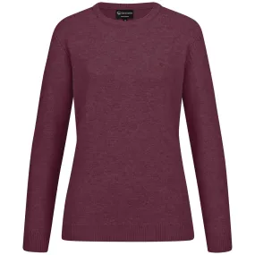 Womens Round Neck Wool Pullover