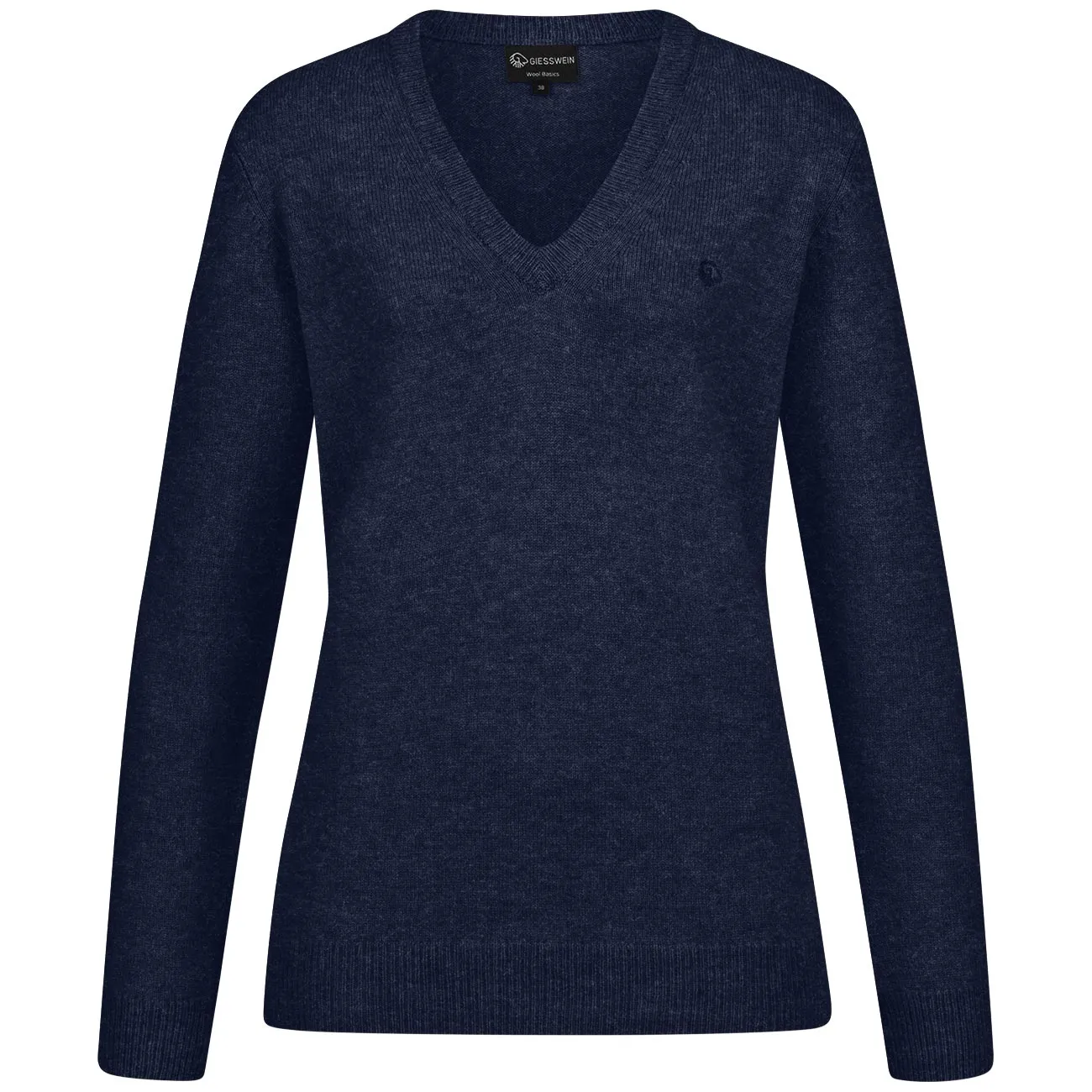 wool v neck pullover for women