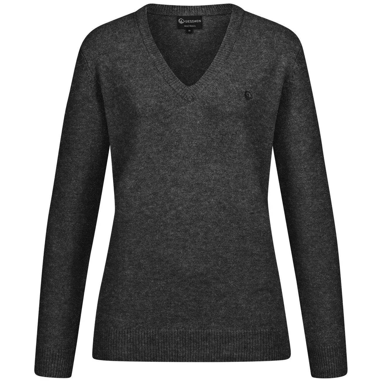 wool v neck pullover for women